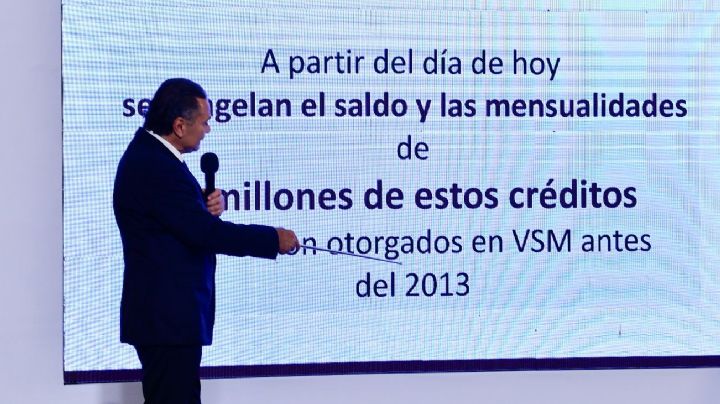 Infonavit congelará 2 millones de créditos