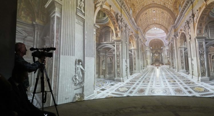 El Vaticano y Microsoft crean réplica de la Basílica de San Pedro con IA