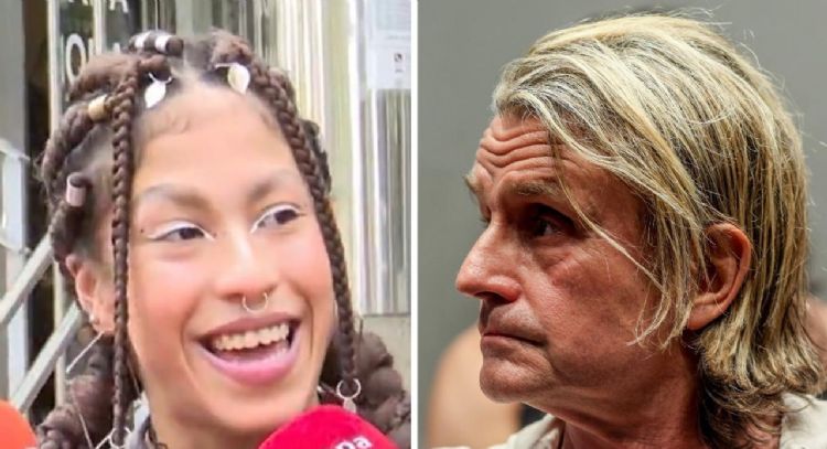 Becaria ratifica denuncia contra Nacho Cano y sale del juzgado cantando “Lucha de gigantes” (Video)