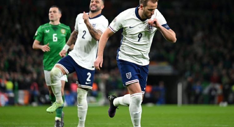 Harry Kane desata una goleada de 5-0 de Inglaterra ante Irlanda y el ascenso a la Liga de Naciones