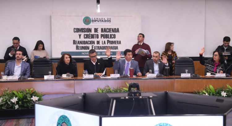 Comisión de Hacienda aprueba la Ley de Ingresos y la Ley Federal de Derechos