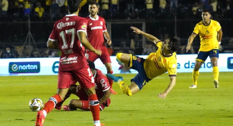 América gana 2-0 a Toluca en la ida de los cuartos de final (Videos)