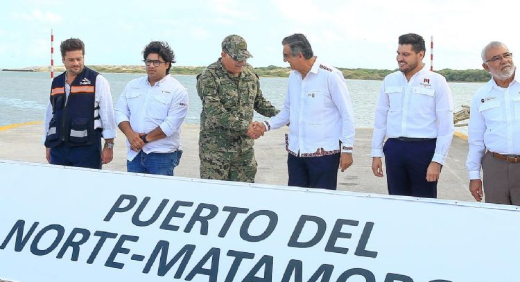 Supervisa gobernador avances del Puerto del Norte en Matamoros