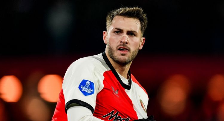 Así fue la chilena de Santiago Giménez con el Feyenoord (Video)