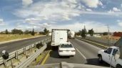 Así embistió un tráiler a un automóvil en la Puebla-Orizaba: dos muertos (Video)