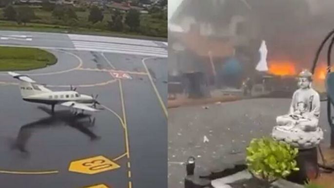 Al menos 10 muertos en caída de avioneta en pueblo turístico de Brasil (Videos)