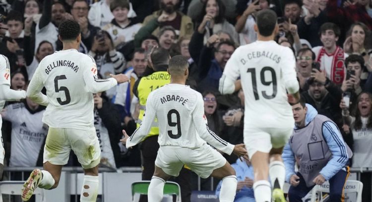 Mbappé vuelve a marcar y el Real Madrid termina el 2024 como segundo en la liga española