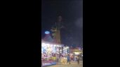 Colapsa juego mecánico en feria de Acapulco (Video)