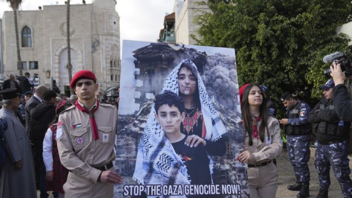 Belén sin adornos navideños y Gaza congelada entre ruinas: una Navidad marcada por la guerra