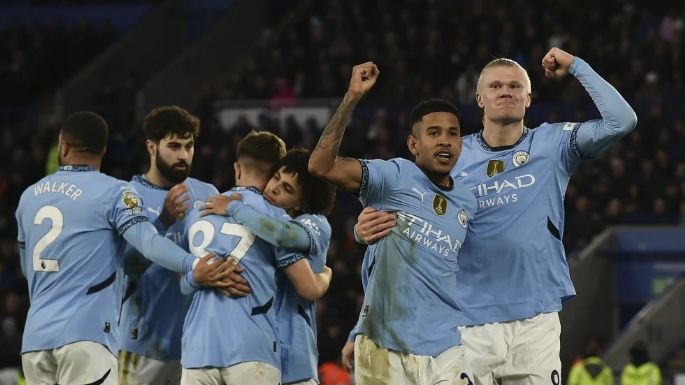 Manchester City logra una victoria crucial sobre Leicester en el partido 500 de Guardiola