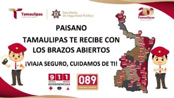 Programa “Héroes Paisanos” continúa brindando seguridad en carreteras tamaulipecas