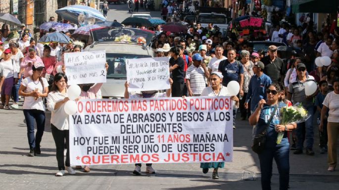 Bala perdida de sicarios mató a Diego, niño que ganó concurso sobre la paz en Morelos