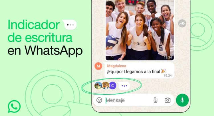 WhatsApp introduce un nuevo indicador de escritura en los chats