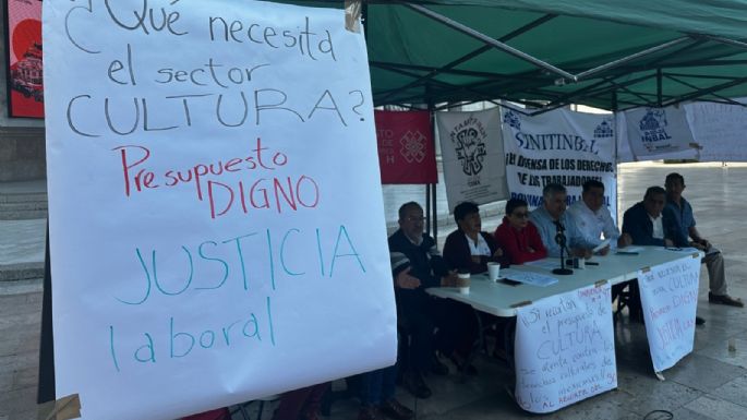 Protestan contra el recorte del 30% que la SHCP propuso en el PPEF 2025 a Cultura