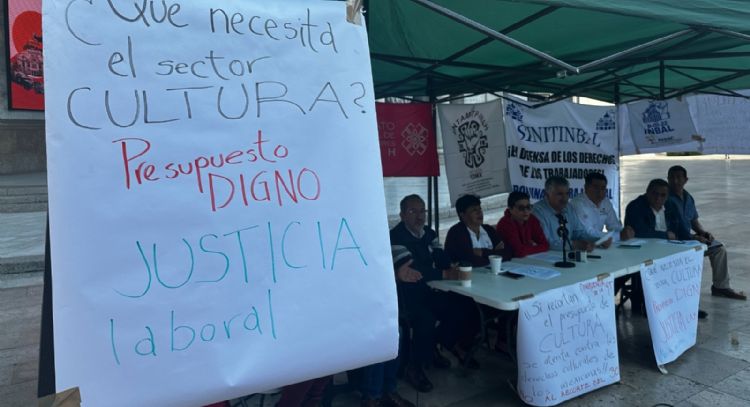 Protestan contra el recorte del 30% que la SHCP propuso en el PPEF 2025 a Cultura