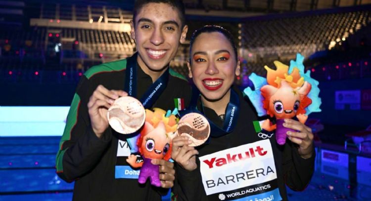 Diego Villalobos y Trinidad Meza conquistaron el bronce en el Mundial de Doha (Video)