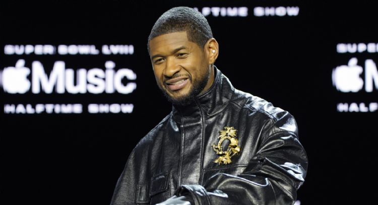 Apple Music amplifica el espectáculo de medio tiempo de Usher en el Super Bowl (Video)