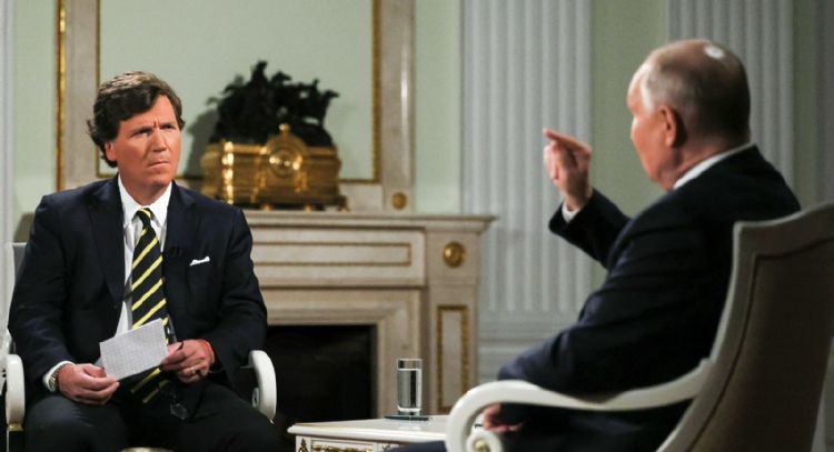 El día en que Vladimir Putin y Tucker Carlson lanzaron un petardo