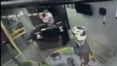 Encargado de la tienda deportiva Fox da brutal golpiza a empleada; está prófugo (Video)