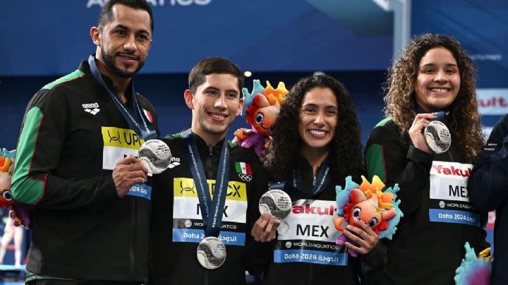 México gana la medalla de plata en el Mundial de Deportes Acuáticos