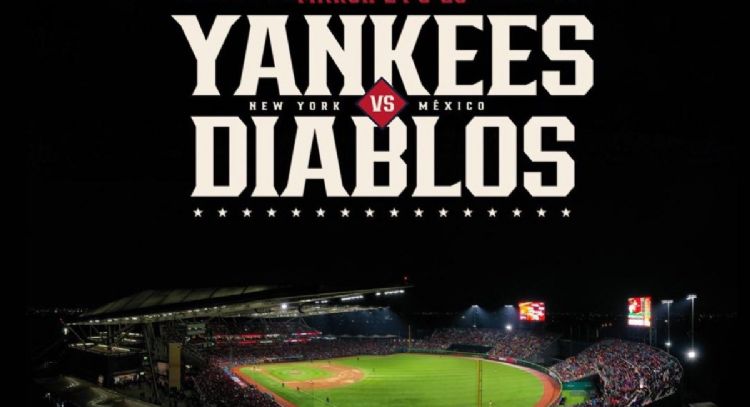 Diablos Rojos y Yankees de New York jugarán dos partidos en México; estas son las fechas
