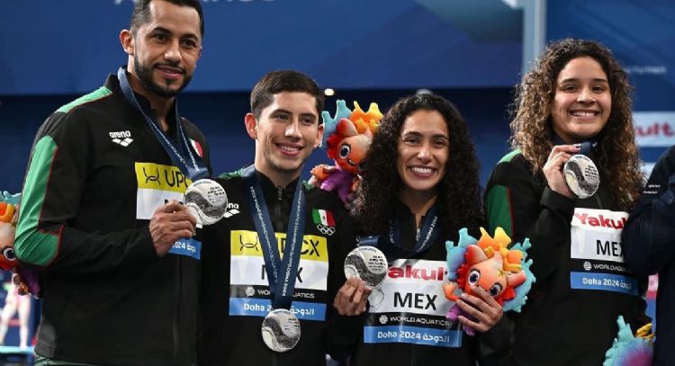 México gana la medalla de plata en el Mundial de Deportes Acuáticos