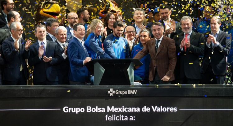 Así fue el debut de las Águilas del América en la Bolsa Mexicana de Valores