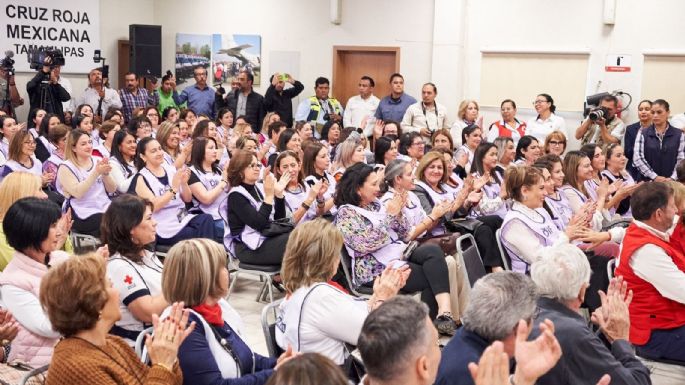 Pone en marcha María de Villarreal la Colecta Anual de la Cruz Roja Mexicana 2024 en Tamaulipas