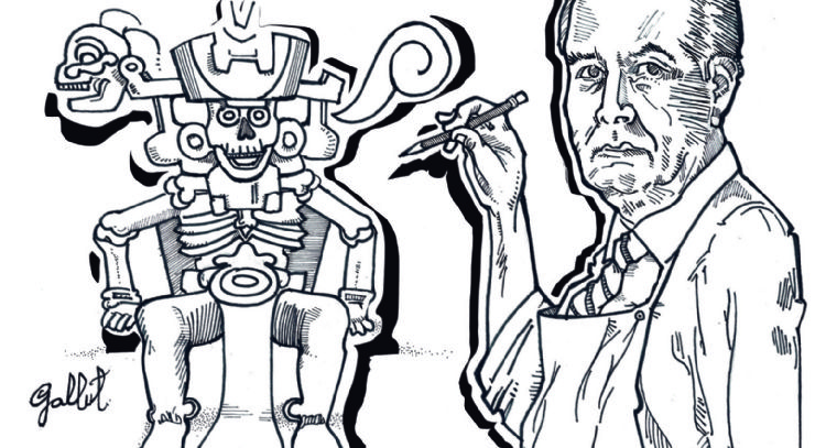 El artista Rodolfo Sousa y el regreso de Mictlantecuhtli al inframundo