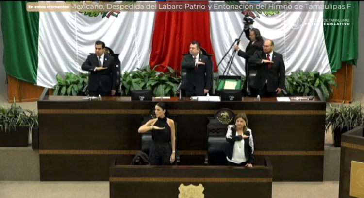 Sesión Pública y Solemne del Congreso del Estado libre y soberano de Tamaulipas