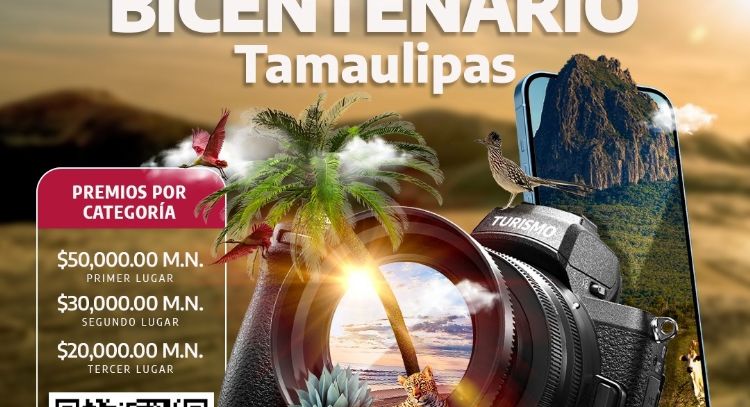 Invita Secretaría de Turismo a concurso de fotografía celebrando el Bicentenario de Tamaulipas