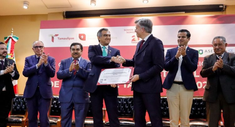 Reconocimiento mundial a Tamaulipas por su programa de energía