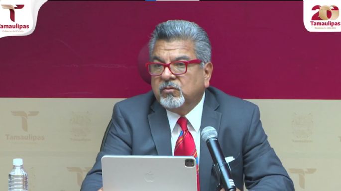 Conferencia de Prensa con el vocero del Seguridad Pública del Gobierno del Estado de Tamaulipas, Dr. Jorge Cuéllar Montoya.