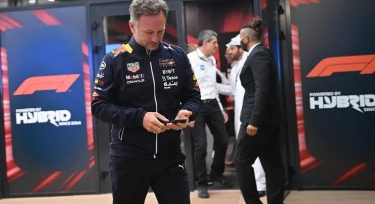 Filtran evidencias anónimas contra Christian Horner, jefe de la escudería Red Bull Racing