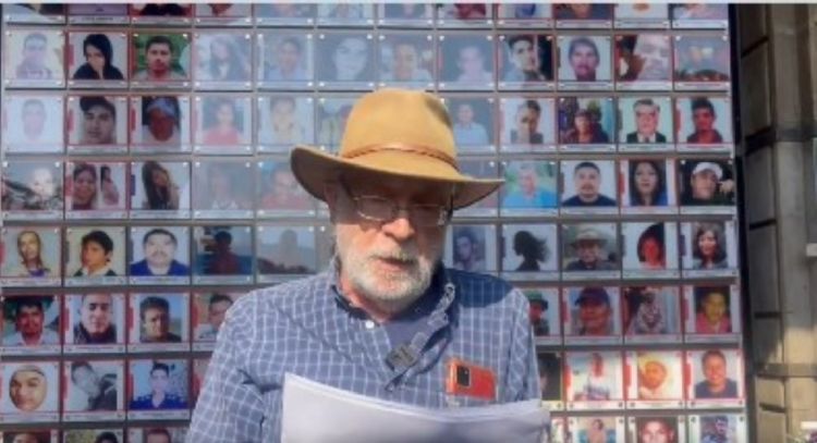 Sicilia alertó que la actitud de Sheinbaum sobre las desapariciones forzadas es la misma de Calderón