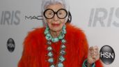 Murió Iris Apfel, experta textil y celebridad de la moda conocida por su estilo excéntrico