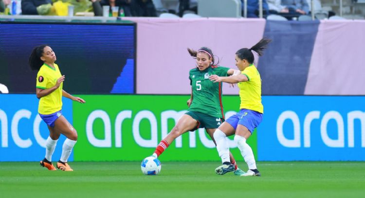 Se quedan sin final: El Tri femenil fue goleado por Brasil en las semifinales de la Copa Oro W