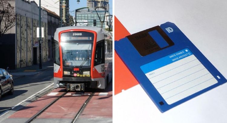 Los trenes de San Francisco todavía dependen de disquetes para funcionar