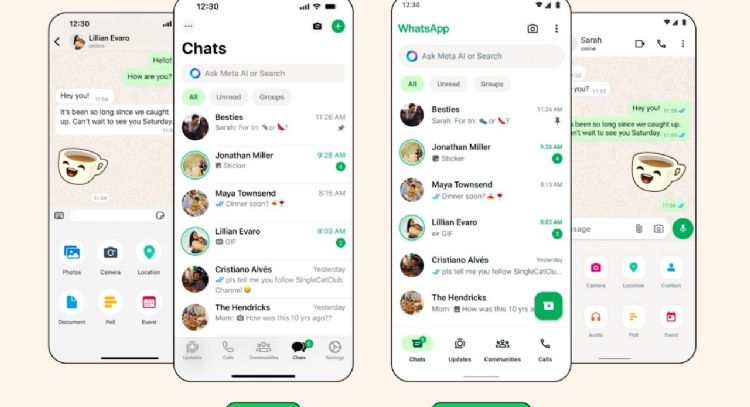 WhatsApp rediseña su aplicación en Android y iPhone: estos son los cambios