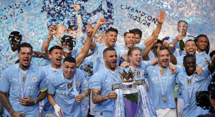 Inédito: Manchester City se proclama campeón de la Liga Premier por cuarta vez seguida