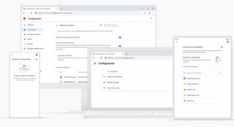 El gestor de contraseñas de Google ya permite compartir credenciales entre miembros de la familia