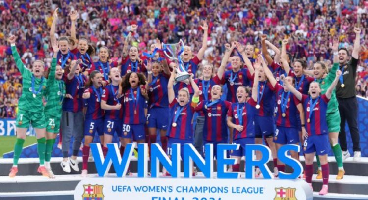 Barcelona Femenino gana su tercera Champions League