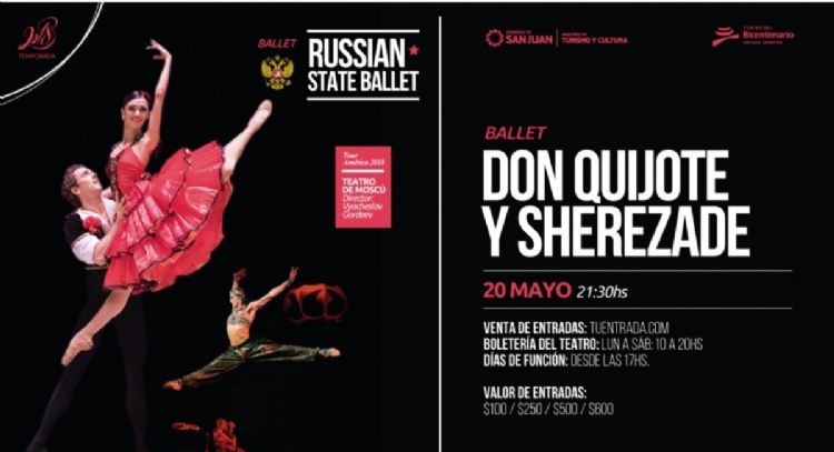 “Quijote & Scherezade”: el Ballet Estatal Ruso arranca gira mexicana