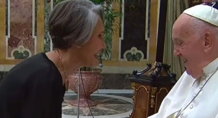 Florinda Meza y Chumel Torres, entre los comediantes que se reunieron con el Papa