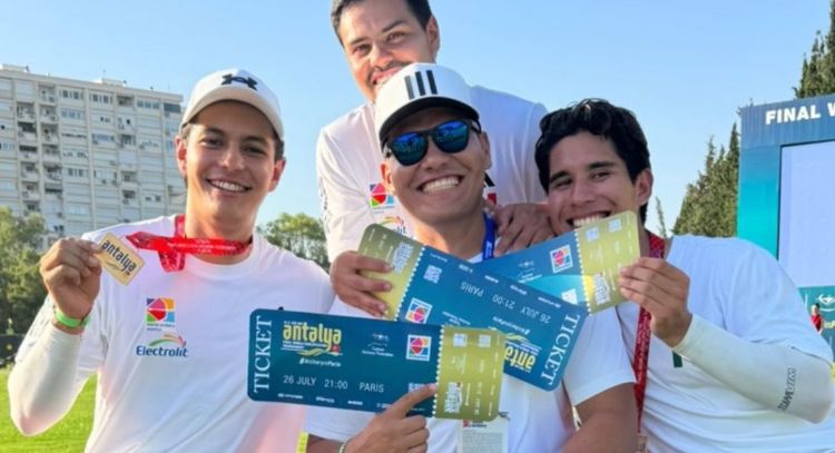 El equipo varonil mexicano de tiro con arco, consiguió su boleto a París 2024