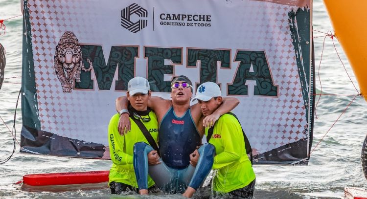 Arriesgan la vida de nadadores en Campeche; el gobierno de Layda Sansores lo minimiza
