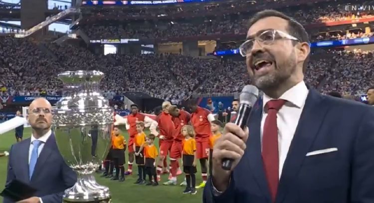 Pastores dan discurso religioso en la inauguración de la Copa América