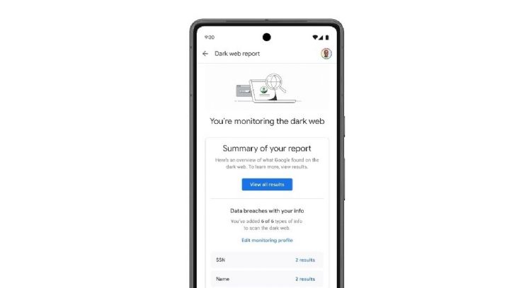Google extiende informes de la dark web a todos los usuarios