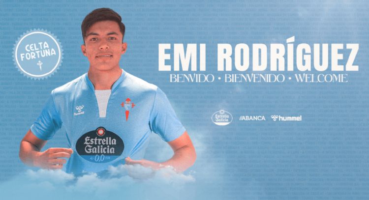 Emilio Rodríguez, canterano de Pachuca, es nuevo jugador del Celta de Vigo