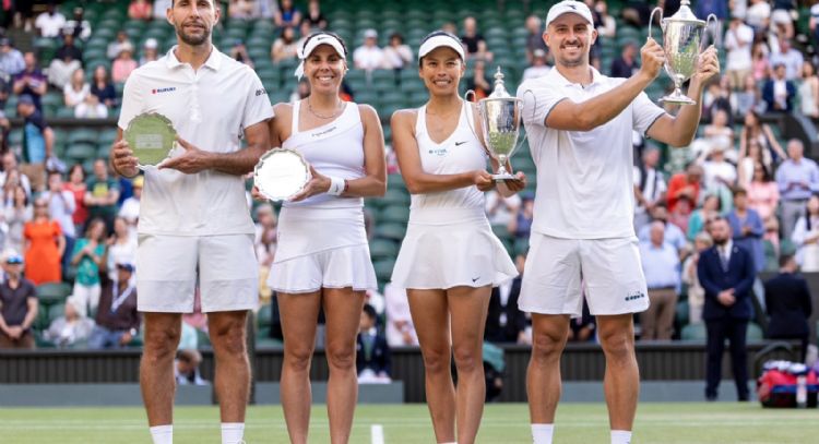 Santiago González y Giuliana Olmos pierden la final de dobles mixto en Wimbledon